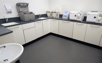 Bench Units in a Dental Surgery